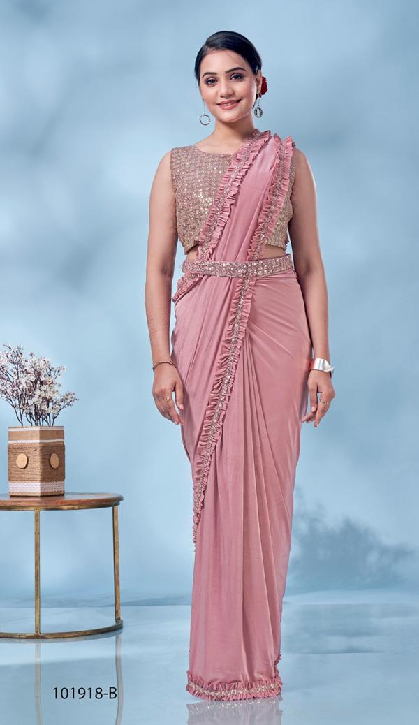 Amoha Trendz 101918 Ready To Wear Fancy Designer Saree Collection